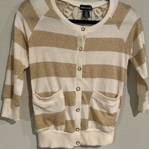 Y2k wet seal knit‎ lace cardigan size XS